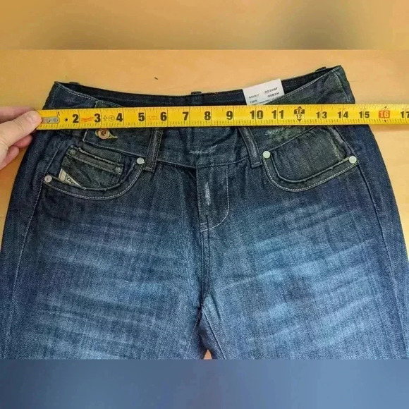 NWT !! DIESEL CHERONE Size 28X32 Low rise straight leg Y2K, 2000 Style - Picture 8 of 13